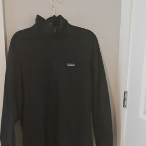 Patagonia Men's Zip-Up Black Sweater